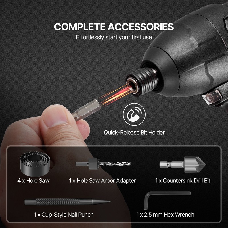 Drill Bit Set 100PCS Screwdriver Bit Set with Carrying Case Multi-purpose gallery
