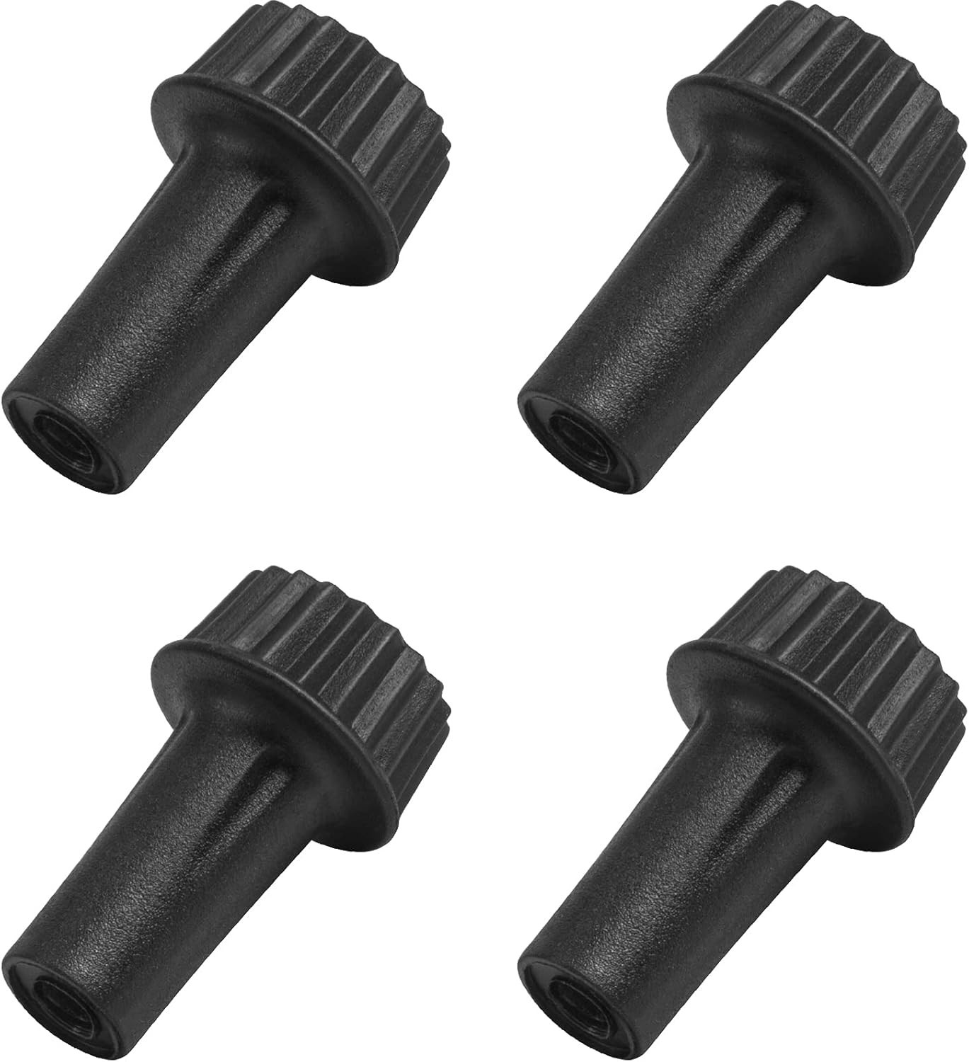 20mm Standard Replacement Black Switch Knobs for Table and Floor Lamps - 4 Pack gallery