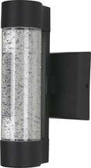 12″ LED Cylinder Up & Down Wall Sconce 10W 600LM, Color Tunable ETL Listed Black