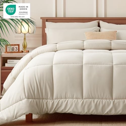 Comforter Set Beige - Bed in a Bag Size 5 Pieces, All Twin Beige - Square gallery