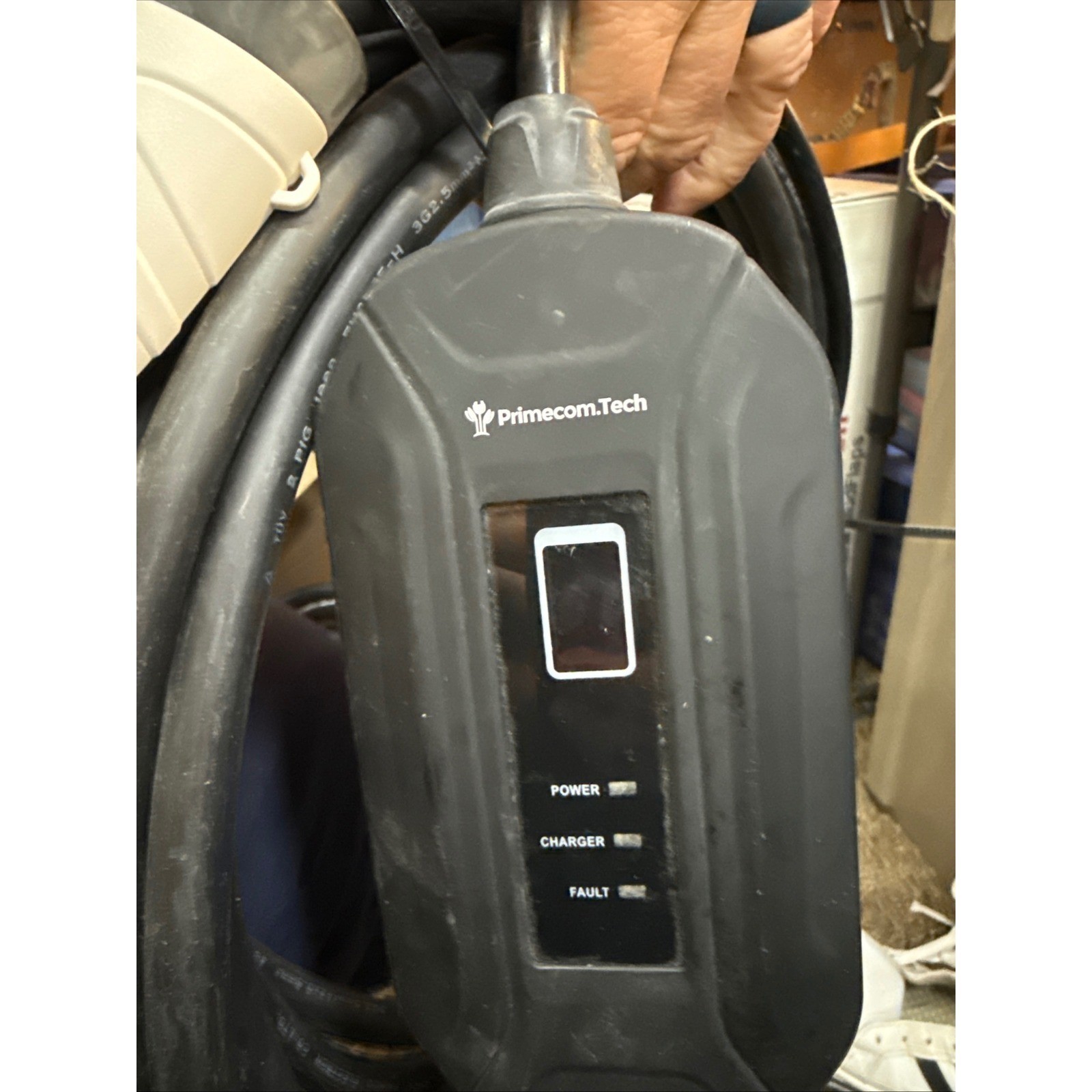 Primecom Tech EV Charger Level 2 16A Black Good SAE J1772 110V-240V FU-AM2-16 gallery