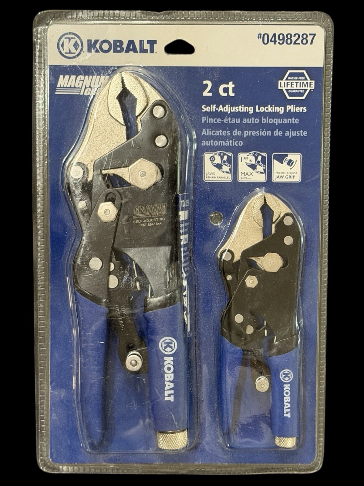Kobalt Magnum Grip 2 count Self Adjusting Locking Pliers #0498287 gallery
