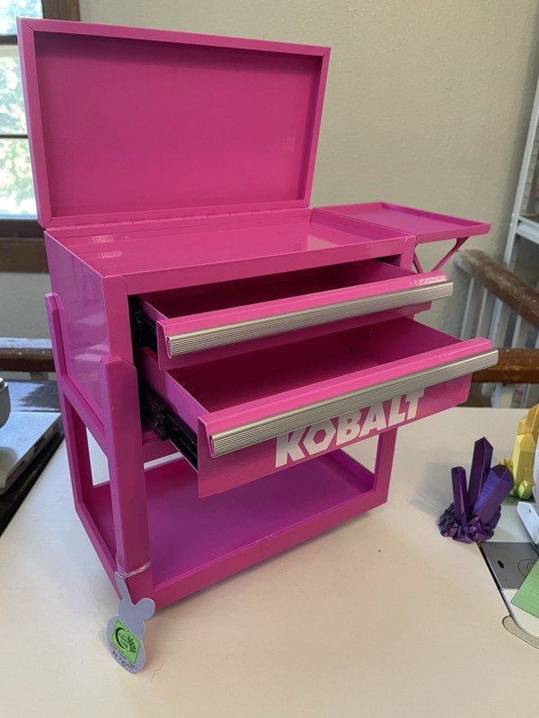 Kobalt Mini Toolbox Cart & Side Tray Custom Base Mini Tool Cart only NO TOOLBOX gallery