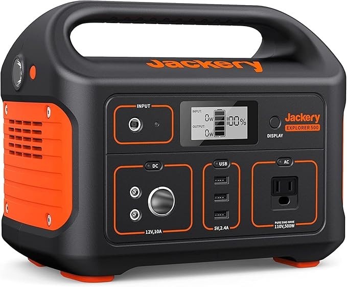 Jackery Refurbished Explorer 500 Portable Power Station,508Wh Battery gallery