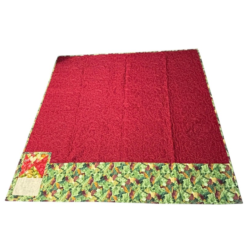 Handmade Patchwork Quilt Throw 2006 Fruit Salad Star Pattern Barbara Cheeseman gallery