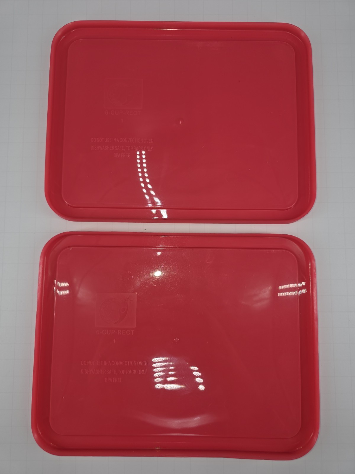 Replacement Lid for 6-CUP Pyrex Cover Rectangle (6.75" x 8.75") (2-Pack) gallery