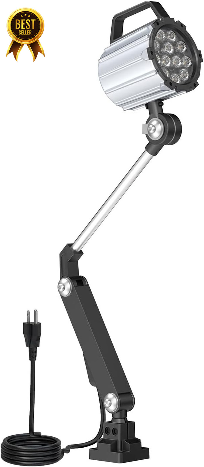 18W Articulating LED Work Light 1800 Lumens Flexible Machine Lathe Drill Light gallery