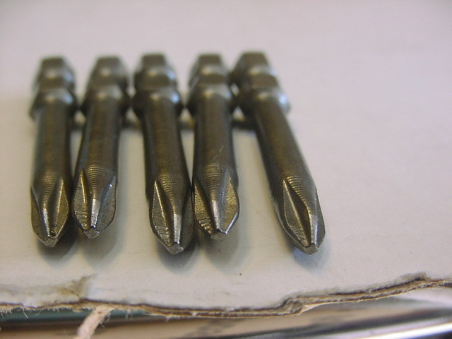 5x Zephyr ACR Phillips Power Insert Bit 1, 3/16",1 15/16" E1101XXR USA Made gallery