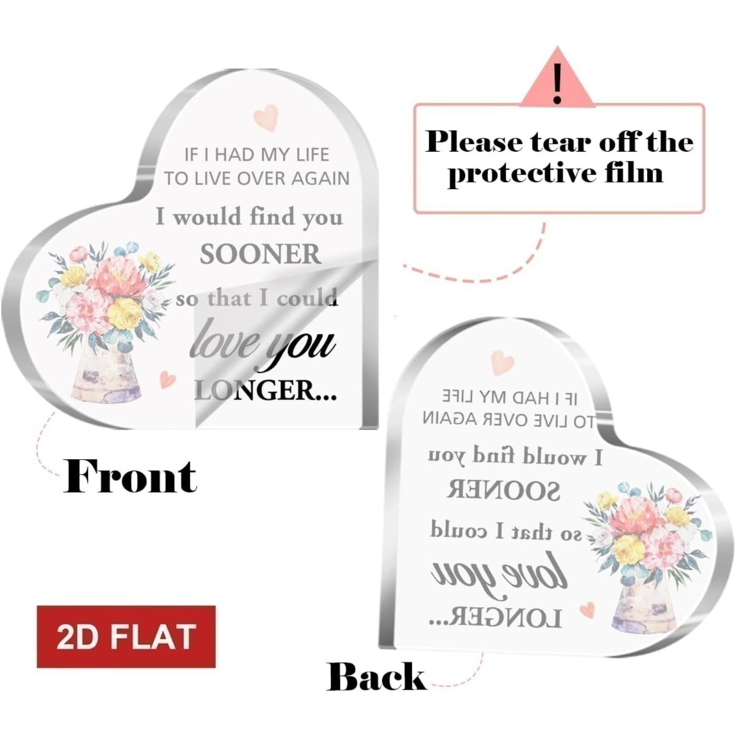 'Autism Unique Neurological Variation' Heart Acrylic Plaque Sign Inclusion Gift gallery