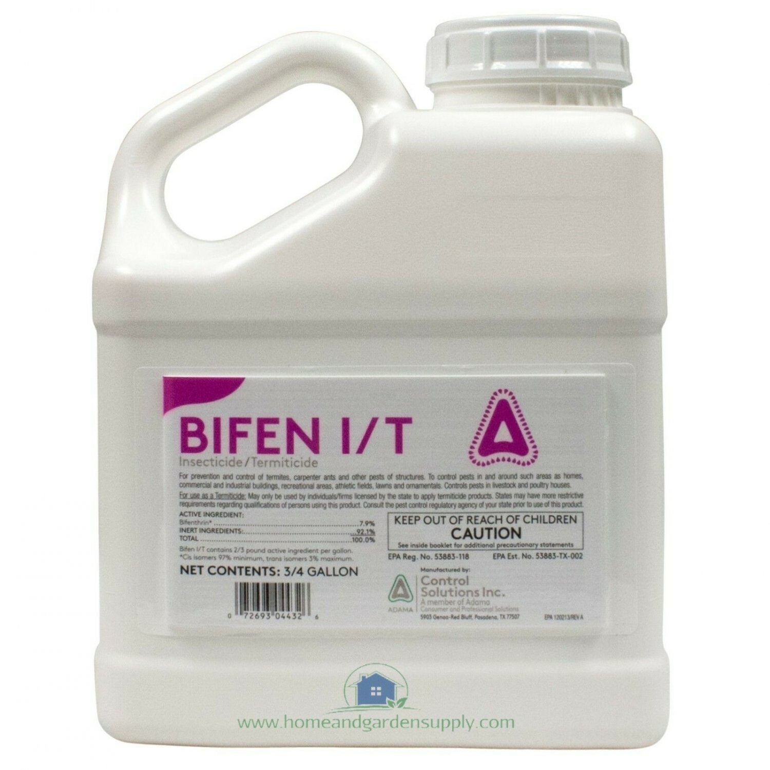 Bifen I/T 96oz for Spiders Ticks Mosquitoes Roaches Fleas by Control Solutions gallery