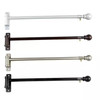 17"-26" Adjustable Swing Curtain Rod 5/8" Dia. in White gallery