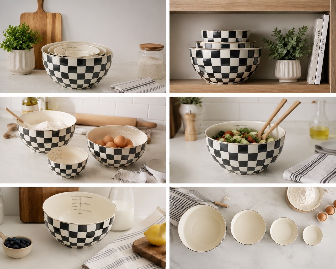 Thyme & Table 5-Piece Batter Bowl & Measuring Cup Set – Signature Collection gallery