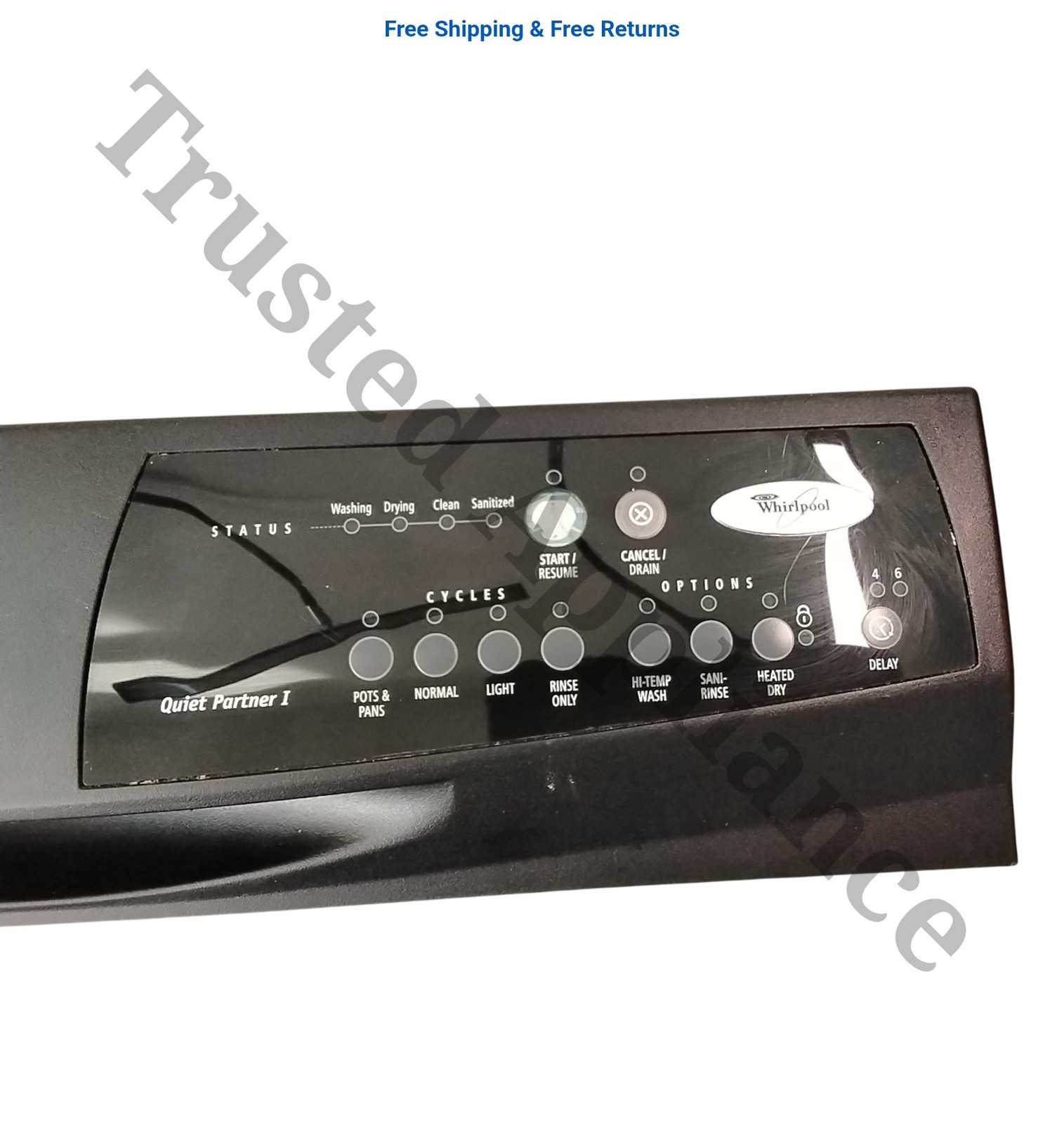 OEM Dishwasher Control Panel PN #8575644 BLACK FREE Shipping black gallery