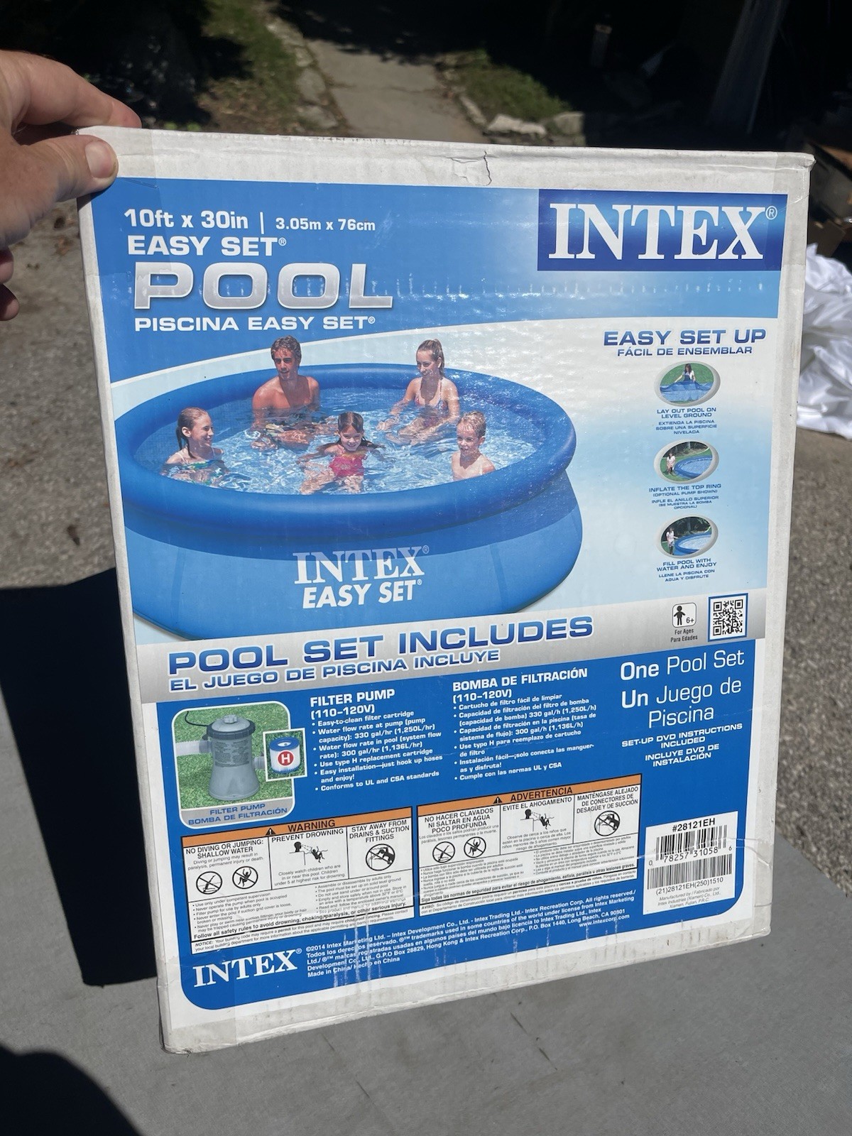 New Krystal Clear Filter Pump Intex Model 601M for Above Ground Pool Unused gallery