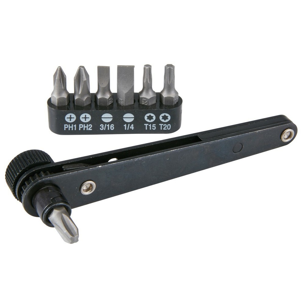 MINI RIGHT ANGLE ANGLED OFFSET HAND RATCHET SCREWDRIVER RATCHETING DRIVER TOOL