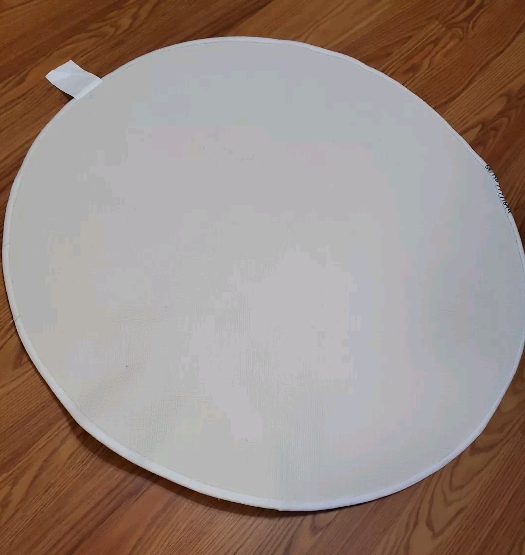 Willow Bath 30" Round Mushroom Rug Nonskid Heavy 2lb 9oz NWT gallery