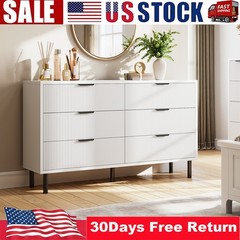 Modern Wave Pattern Blister Six Drawer Cabinet For Bedroom Living Room & Hallway