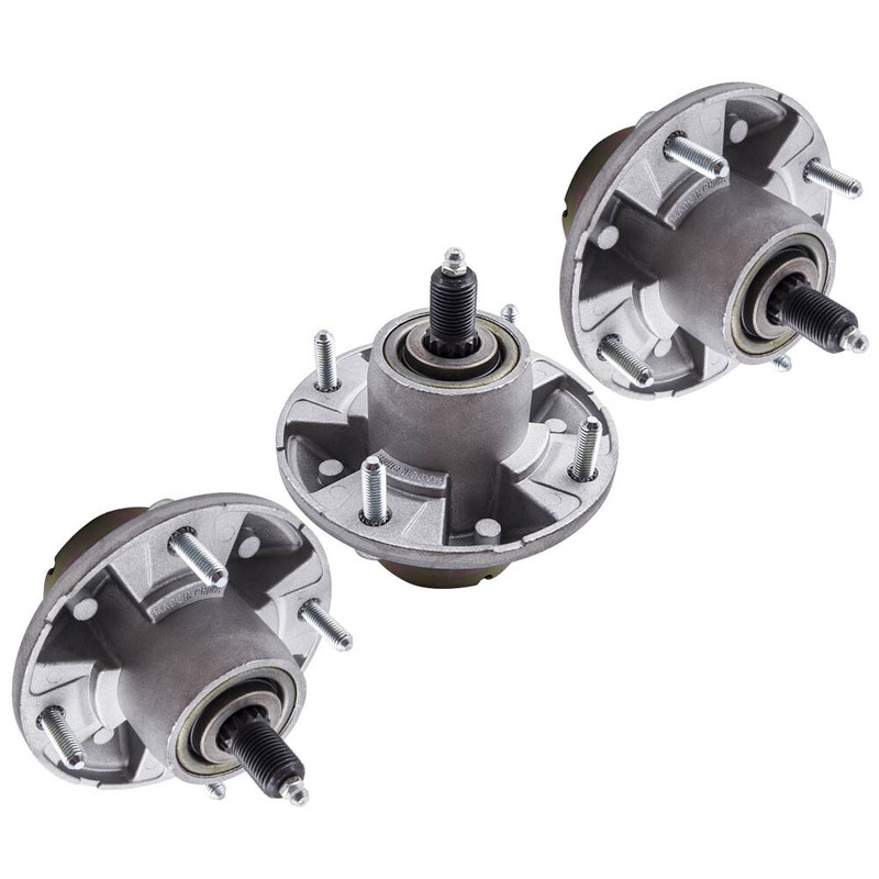 3 Pack Spindle Assembly for John Deere 48" 54" 60" 72" Deck AM135349 AM144377 gallery