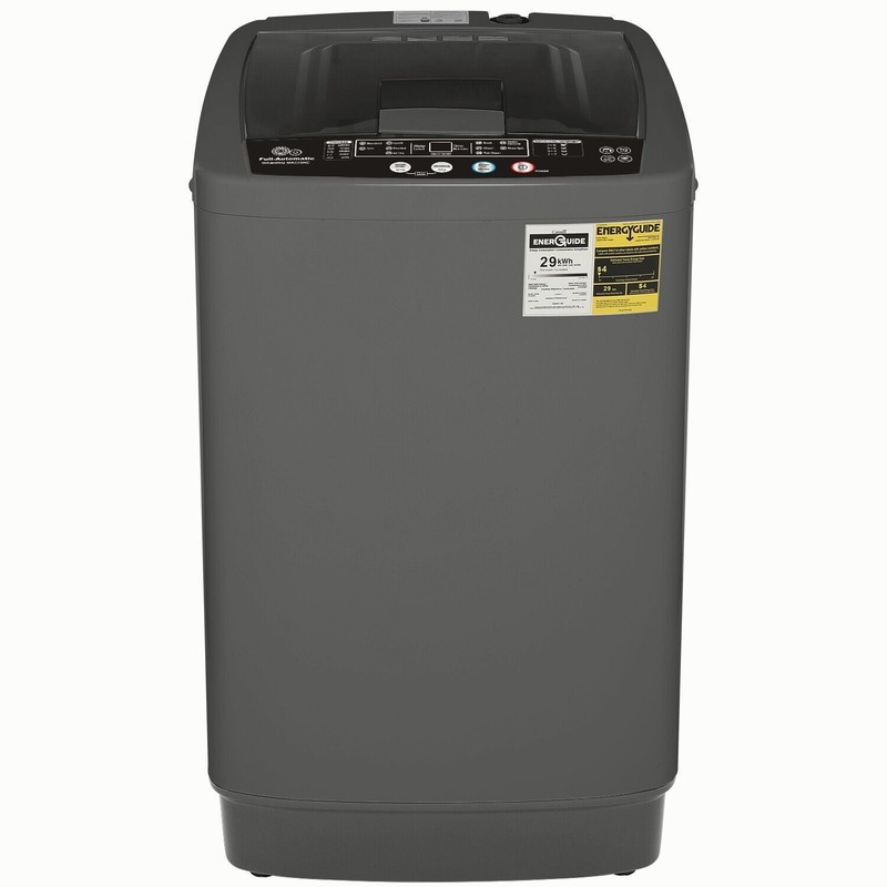 Full Automatic Washing Machine 13.5Lbs Compact Laundry Washer with Drain Pump gallery