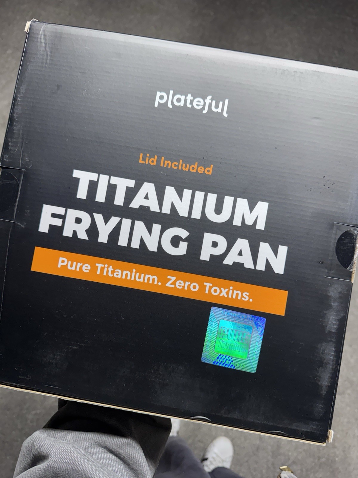 Plateful 12 in Titanium Frying Pan w/ Lid, Dishwasher Safe, Oven Safe 450°F gallery