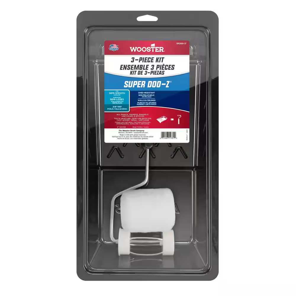 3 In. X 3/8 In. Deluxe Trim Roller Set gallery