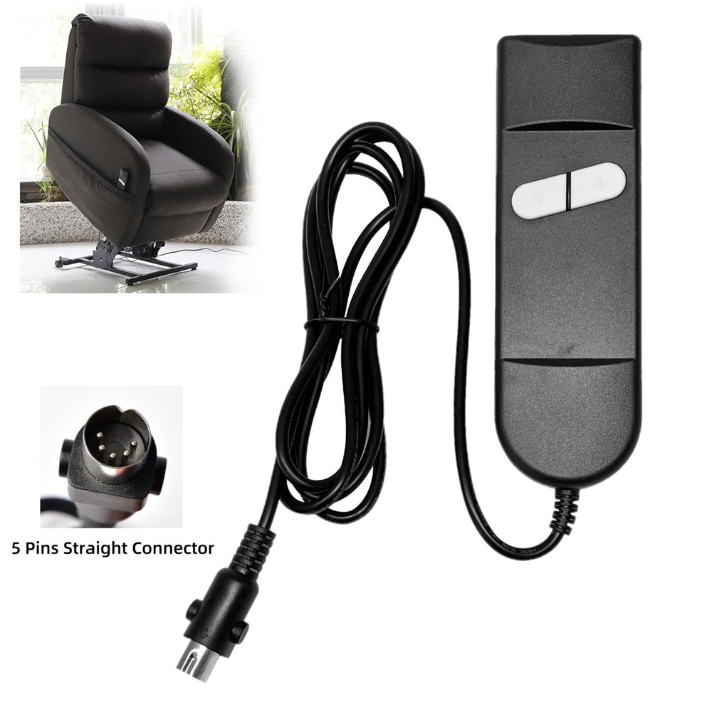 2-Button 5P Hand Remote Control for Okin lImoss Pride Lift Chair Power Recliner