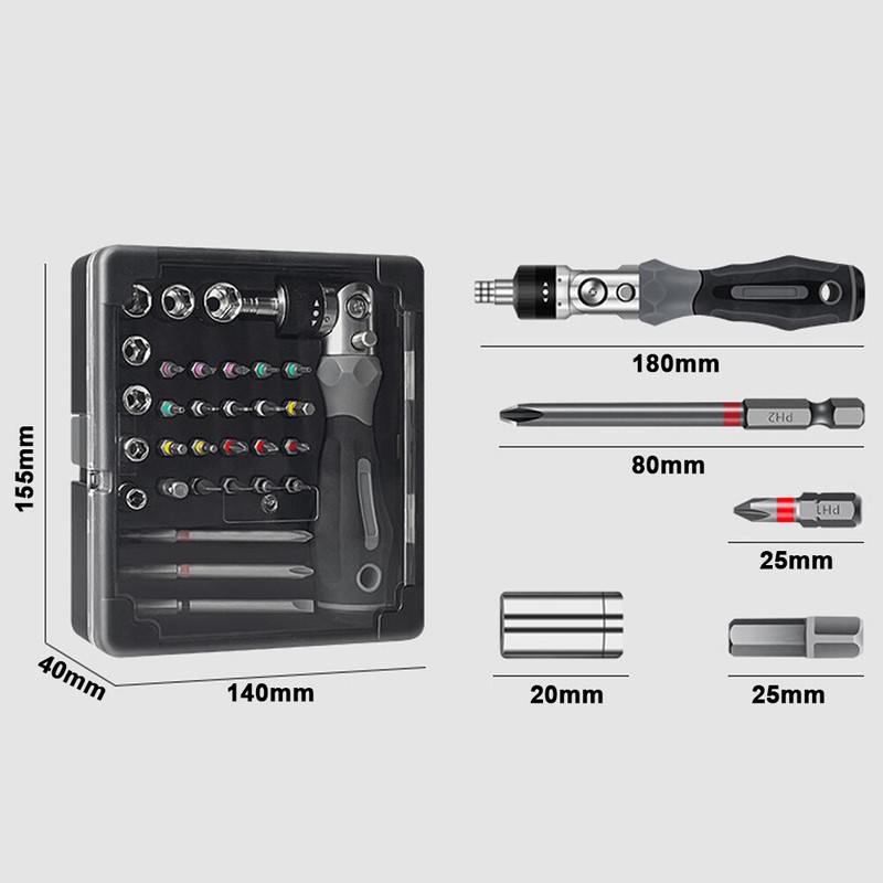 31in1 Multifunctional Ratchet Screwdriver Set Practical Motorcycle N0V1 gallery
