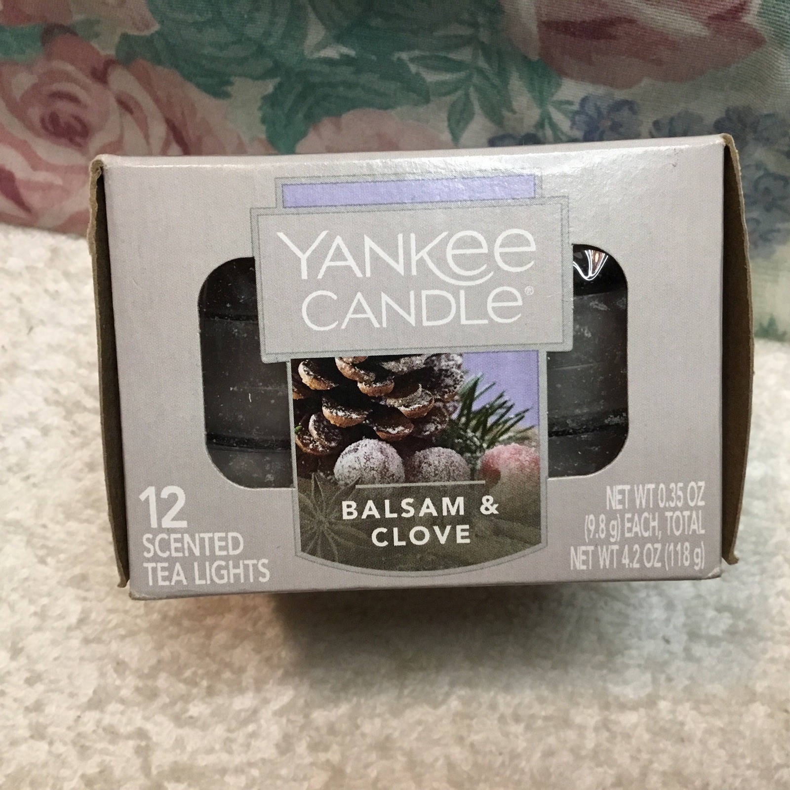 Yankee Candle Balsam & Clove Tea Light Candles 12 Balsam Clove Cinnamon New gallery