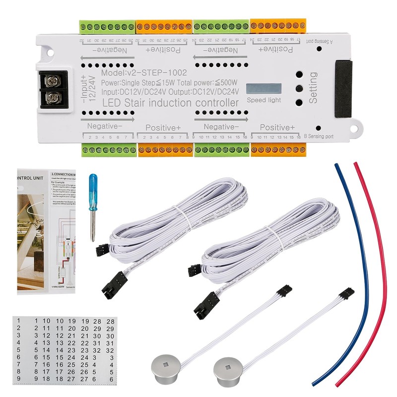 Copgge Motion Sensor Led Stair Light Controller Stairway Lighting Controller 32 gallery