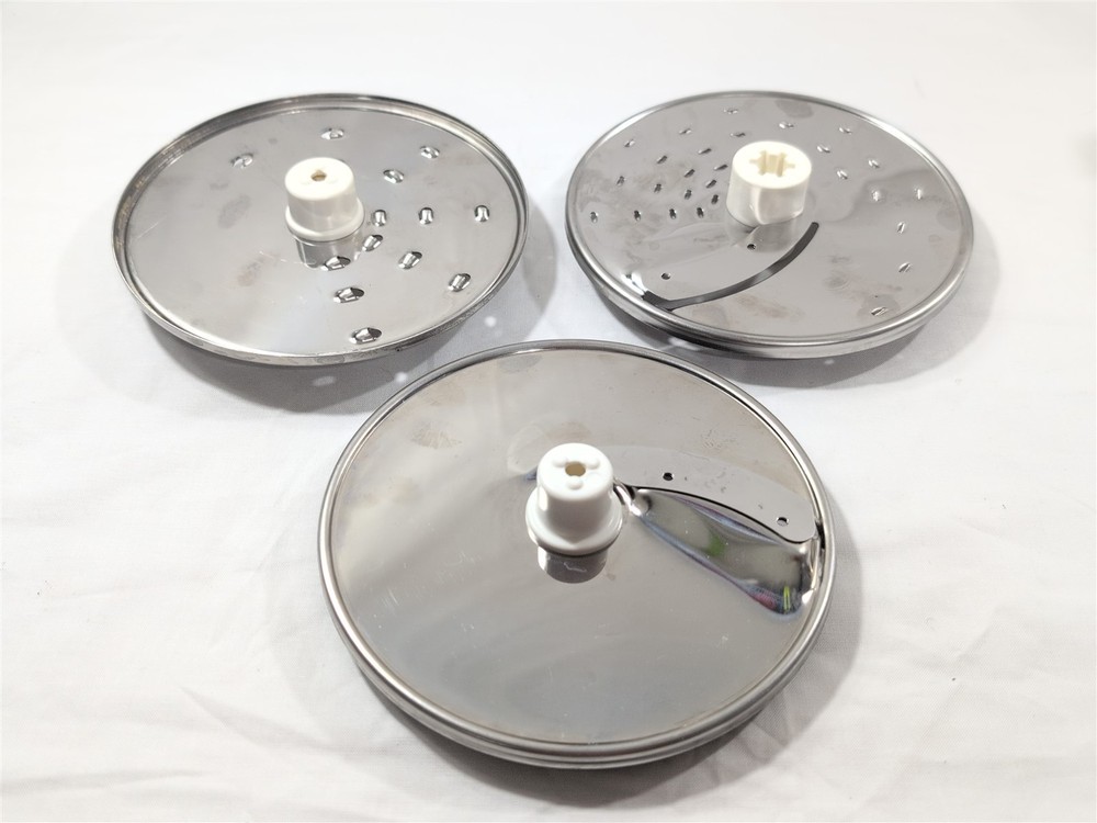 3 Disk Blade Set Slice & Shred KitchenAid Food Processor KFP600 Parts Only