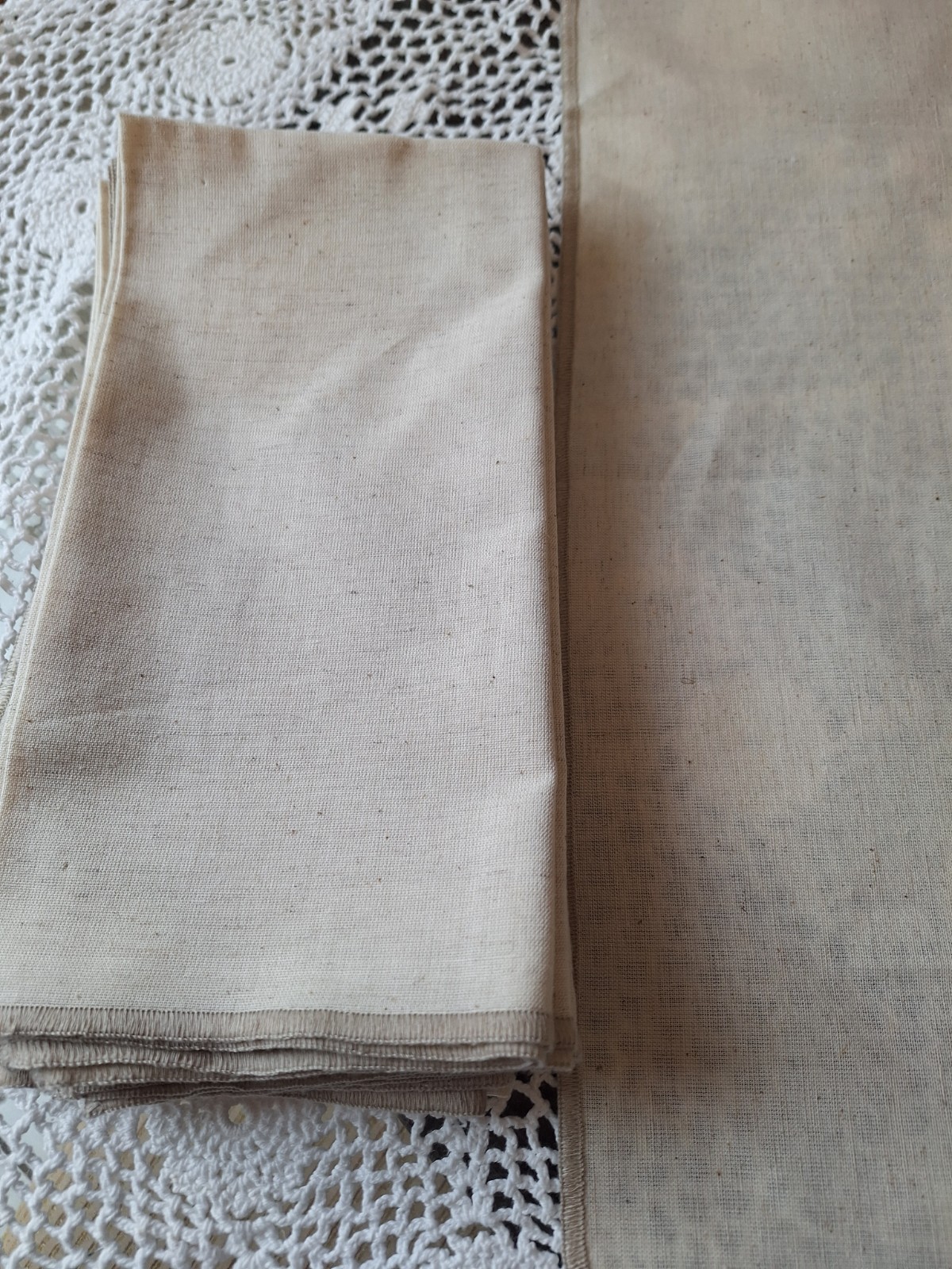 Cloth Napkins Cotton Linen Blend Southern Living Set of 6 Like New gallery