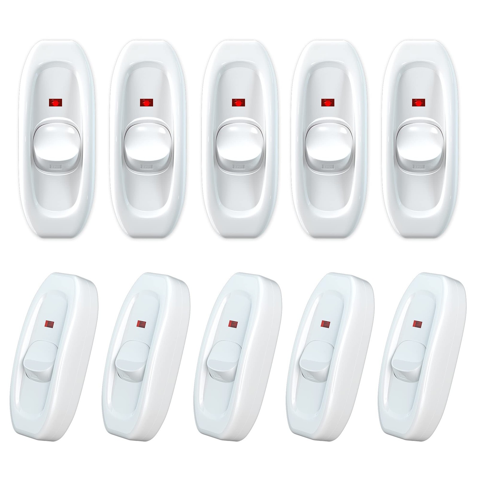 Appliance Switch On/Off Button Table Lamp Desk Light in-line Cord Switch 250V... gallery