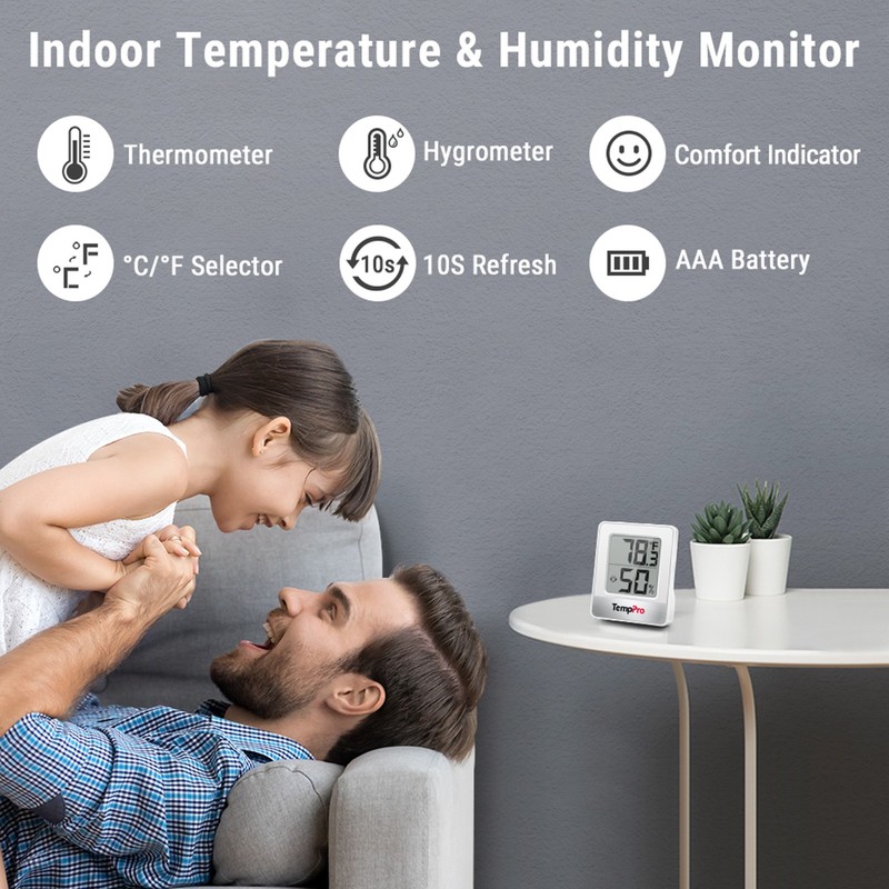 Mini ThermoPro LCD Digital Indoor Hygrometer Thermometer Humidity Monitor Meter gallery