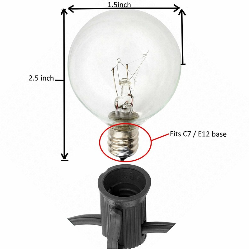 Outdoor String Lights For Patio Wedding Backyard Party Garden Porch Decoration gallery