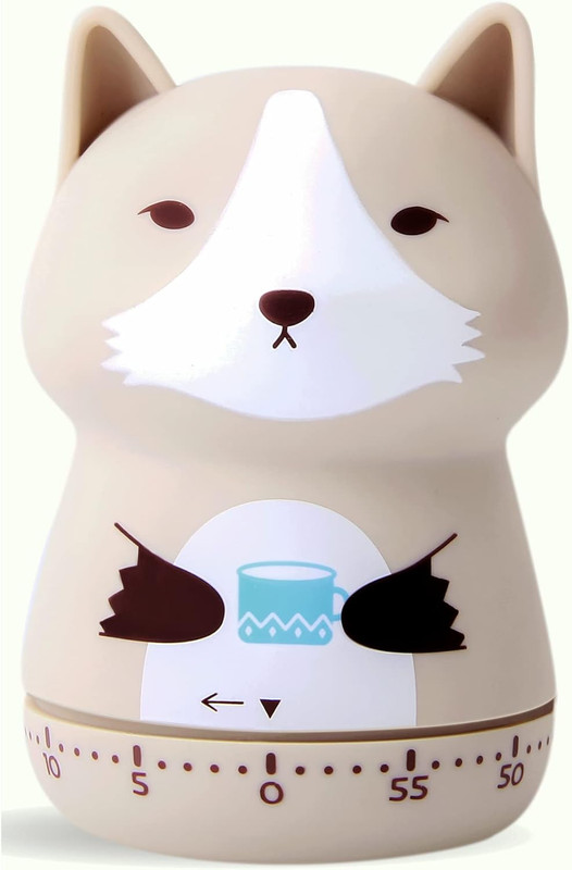 Mechanical Kitchen Timer, Cute Animal Timer for Kids, Wind Up 60 Minutes Manual gallery