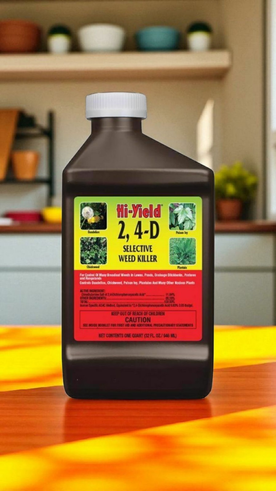 Hi-Yield Weed Killer Concentrate 2, 4-D 32 oz Post Emergent Weeds in Spring gallery