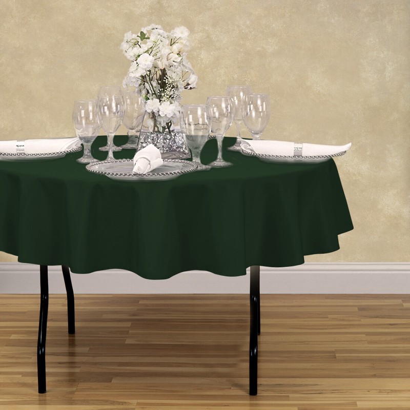 LinenTablecloth 70 in. Round Polyester Tablecloths, 30 Colors! Event & Wedding gallery