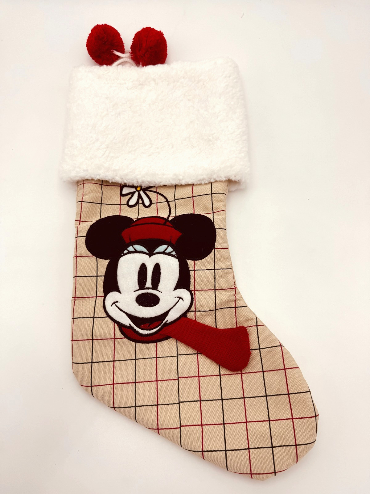 Disney Minnie Mouse Flower Hat & Scarf St. Nicholas Square Christmas Stocking gallery