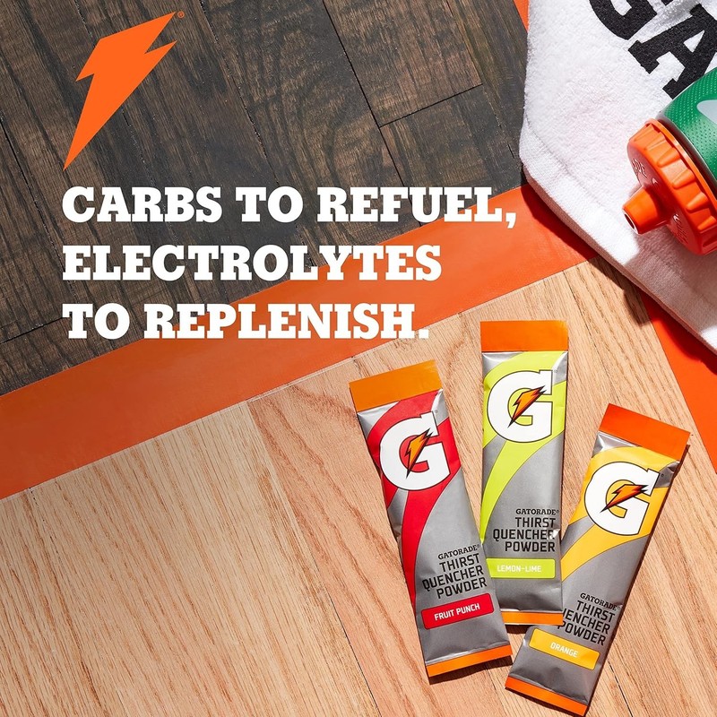 Elite Hydration Solution – 1.23oz Thirst Quencher Powder, 80 Orange Packets gallery