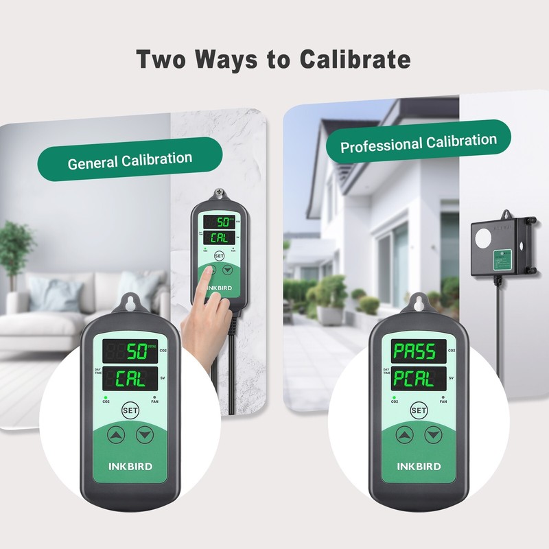 INKBIRD CO2 Controller Carbon Dioxide Built-in Photo Sensor 3 Running Modes 120V gallery