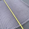 Donna Sharp Chunky Knit Throw Blanket 47” x 65” in Gray Weighted Relaxing Throw gallery