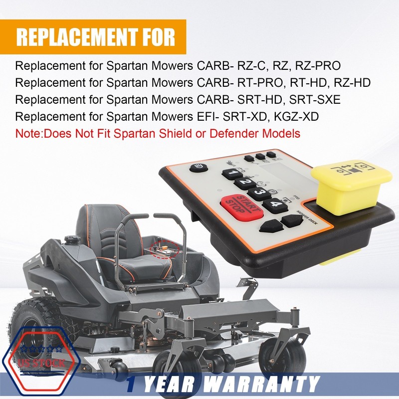 Control Panel Console Keypad 486-0057-00 For Spartan Mowers EFI KGZ XD Zero Turn gallery