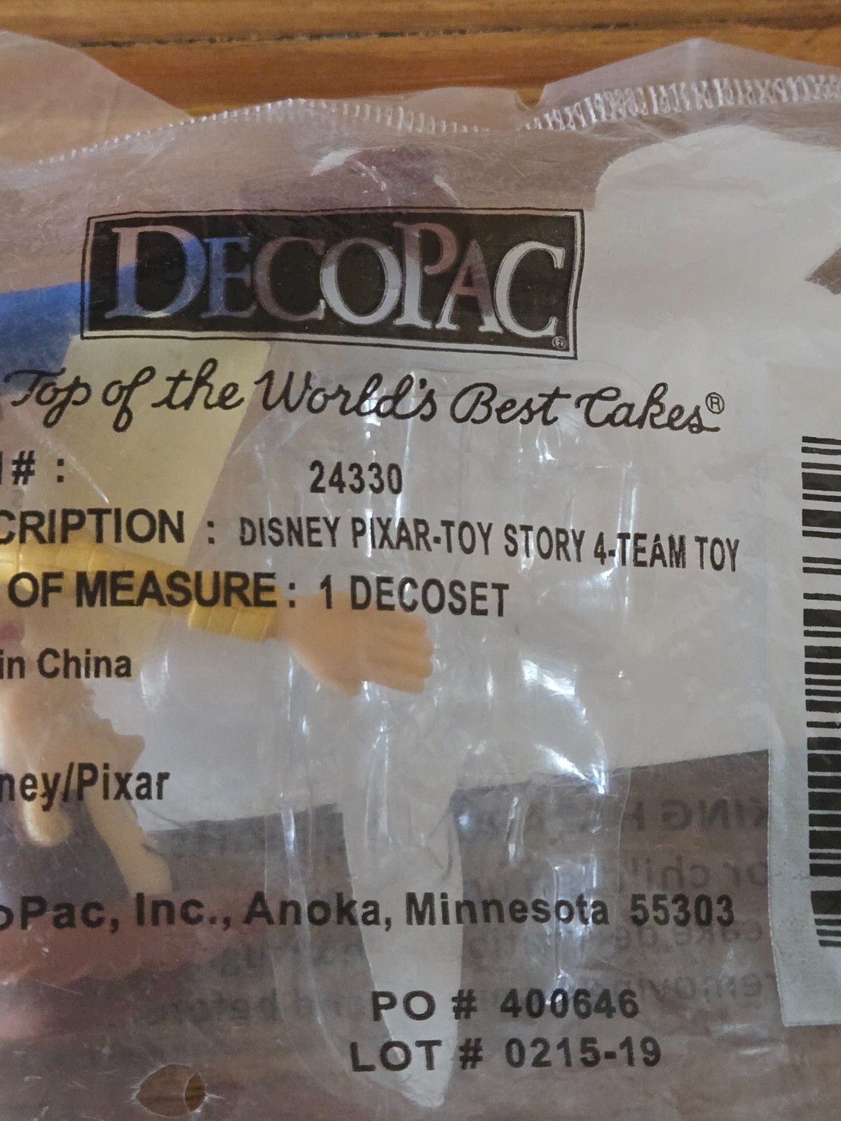 Decopac Cake Topper Disney Pixar Toy Story 4-Team Toy gallery