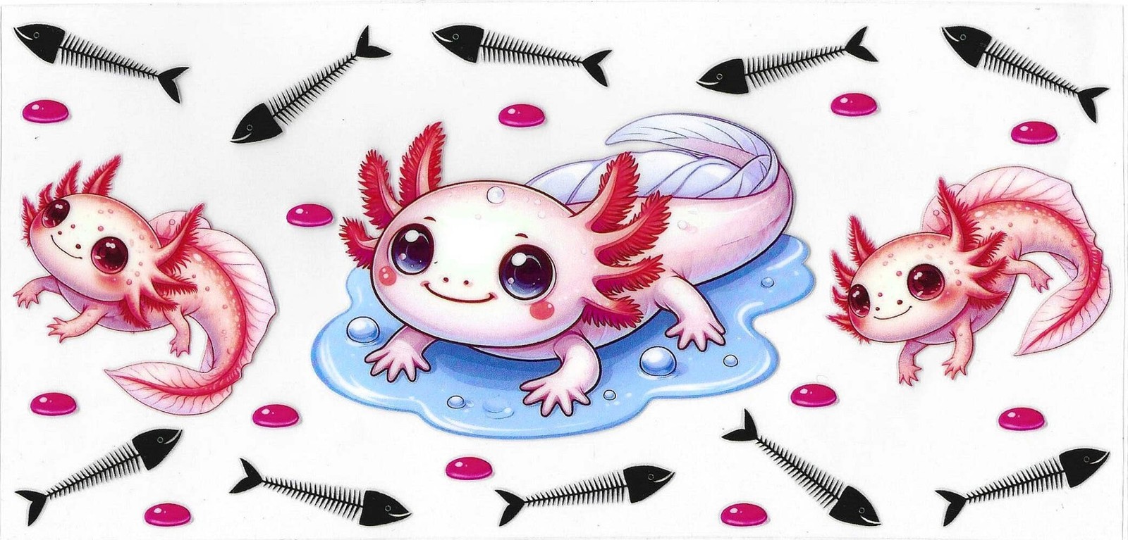 Axolotls on a puddle gallery