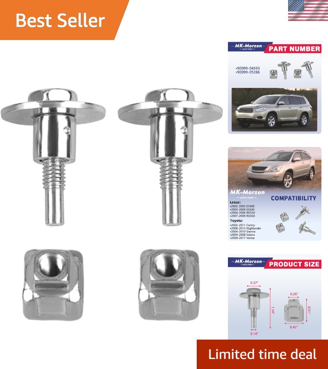 Vehicle-Specific Engine Air Filter Bolts & Nuts - Fits Lexus ES300, Camry, Venza gallery