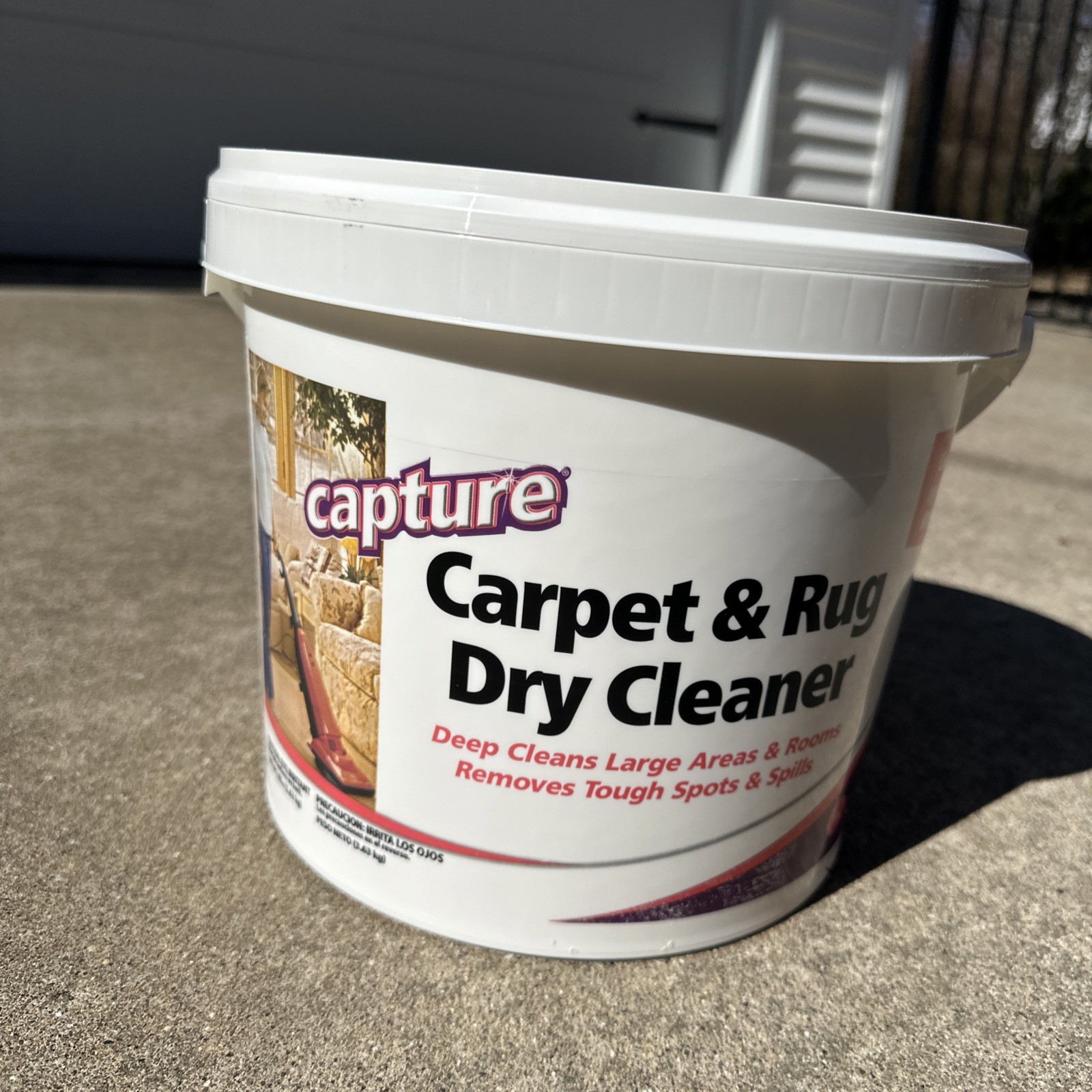 Capture Carpet & Rug Dry Cleaner Powder 8 LB Pail - Pet Safe, Car & Home No Wet gallery