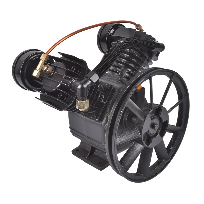 Single Stage Air Compressor Pump 2 Cylinder Cast Iron 15 SCFM 950-1400 RPM gallery