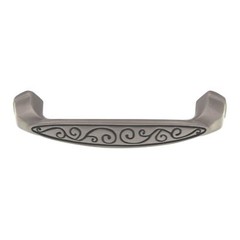 Schaub Bella Forma Arch Pull 3 3/4″ (96mm) Ctr Brushed Nickel Black 845-BNB