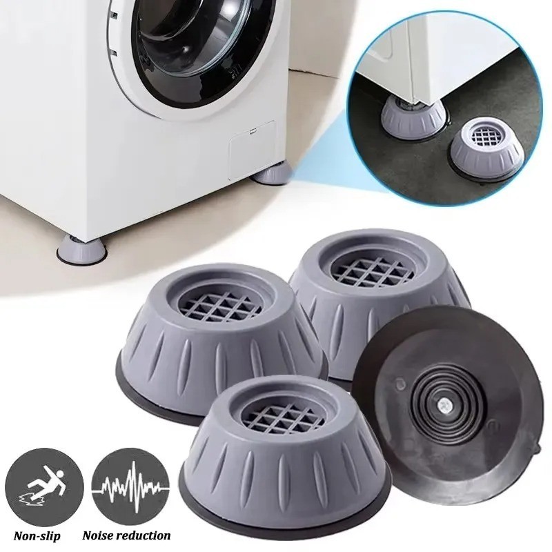 4-PCS Anti Vibration Washing Machine Support Anti Slip Rubber Feet Base Pads Mat gallery