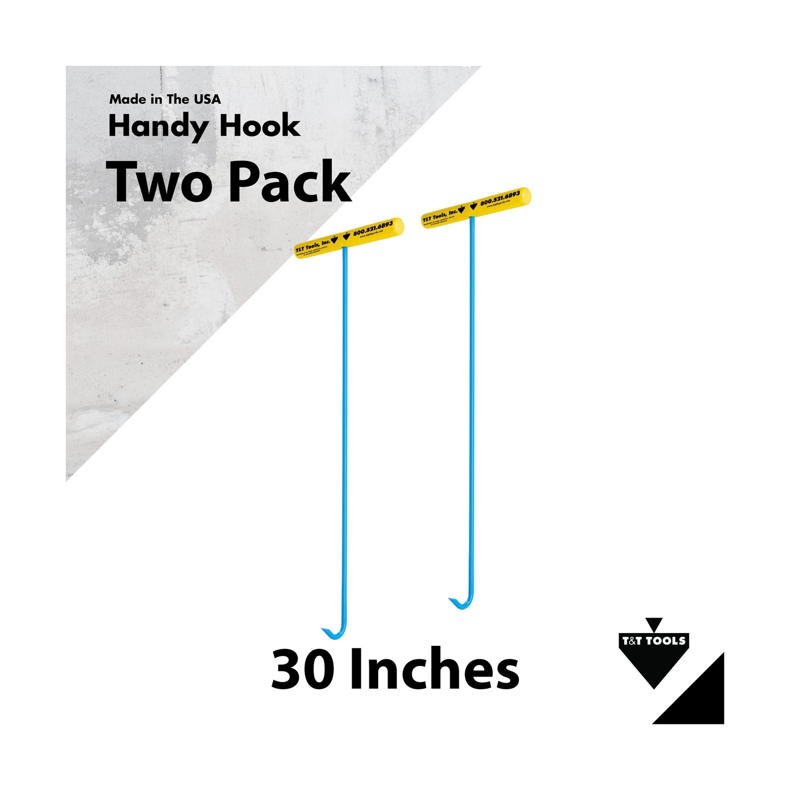 T&T Tools Handy Hook Lifting Tool – 30 Inch Pump Hook End Made with 3/8" S gallery